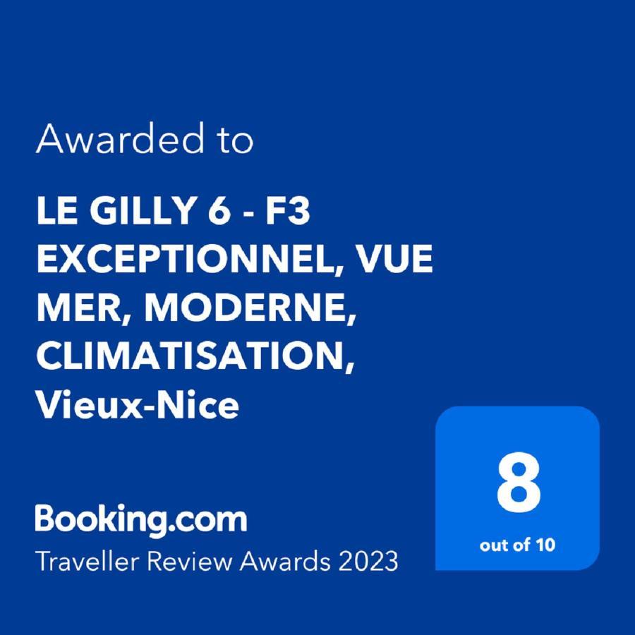 LE GILLY 6 - F3 EXCEPTIONNEL, VUE MER, MODERNE, CLIMATISATION, Vieux-Nice Ngoại thất bức ảnh